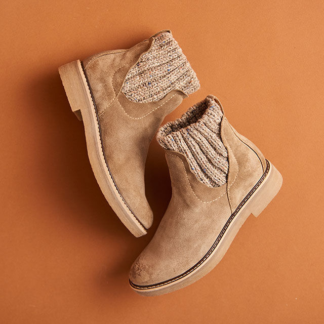 Tan LV Booties